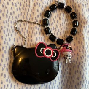 Sanrio/Tarina Tarantino bracelet & Sanrio/MAC double mirror